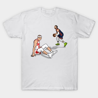 brunson make a crossover on caruso T-Shirt